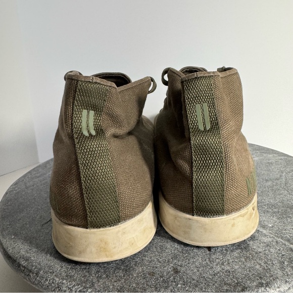Nobull Trainers Sneakers Tennis’s Shoes 10.5 Green Tan Canvas main image 8